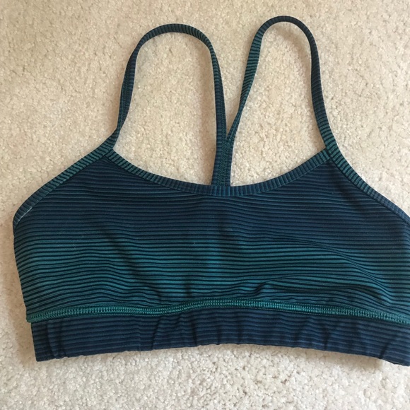 lululemon athletica Tops - Blue power y bra size 4